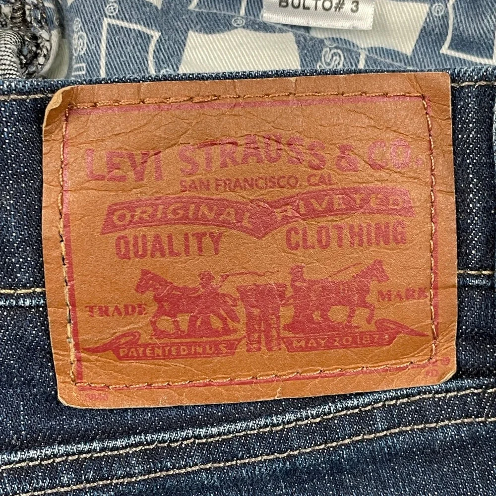 Levi's 510 Premium Jeans Mens 33x32 Blue Super Skinny Stretch Denim Casual